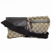 Pre-owned Canvas crossbody-bags Gucci Vintage , Beige , Heren