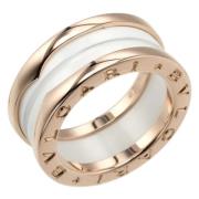 Pre-owned Rose Gold rings Bvlgari Vintage , White , Dames