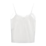 Kanten Band Top Sneeuwwit IVY OAK , White , Dames