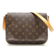 Pre-owned Canvas shoulder-bags Louis Vuitton Vintage , Brown , Dames