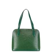 Pre-owned Leather louis-vuitton-bags Louis Vuitton Vintage , Green , D...