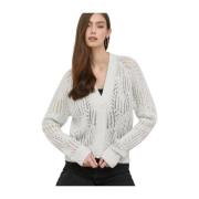 Gebreid Cardigan Silvian Heach , White , Dames