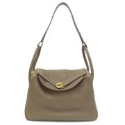 Pre-owned Fabric handbags Hermès Vintage , Beige , Dames