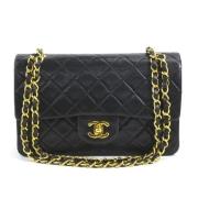 Pre-owned Fabric chanel-bags Chanel Vintage , Black , Dames