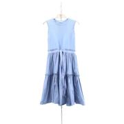 Pre-owned Cotton dresses Moncler Pre-owned , Blue , Dames