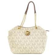 Pre-owned Fabric totes Michael Kors Pre-owned , Beige , Dames