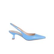 Platte schoenen met vierkante neus Roberto Festa , Blue , Dames