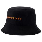 Cotton hats Balenciaga , Black , Dames