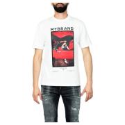 Ferrari White Tee My Brand , White , Heren