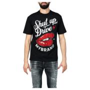 Zwarte Drive Tee My Brand , Black , Heren