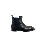 Pre-owned Leather boots Hermès Vintage , Black , Dames