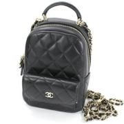 Pre-owned Fabric chanel-bags Chanel Vintage , Black , Dames