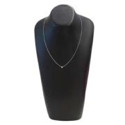 Pre-owned White Gold necklaces Cartier Vintage , Gray , Dames