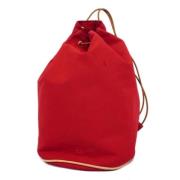 Pre-owned Fabric shoulder-bags Hermès Vintage , Red , Dames