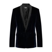 Fluwelen blazer Dsquared2 , Blue , Heren