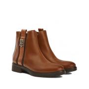 Leren enkellaarzen voor dames Fw0Fw05181 Tommy Hilfiger , Brown , Dame...