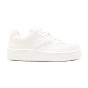 Witte Sneakers met Paneeldesign Jil Sander , White , Heren