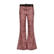 Flared Broek Ottie Stijl Zimmermann , Pink , Dames