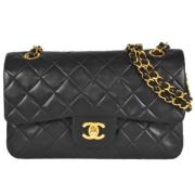 Pre-owned Fabric chanel-bags Chanel Vintage , Black , Dames