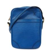 Pre-owned Fabric louis-vuitton-bags Louis Vuitton Vintage , Blue , Dam...