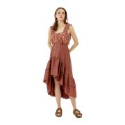 Top met elastische bretels Silvian Heach , Brown , Dames