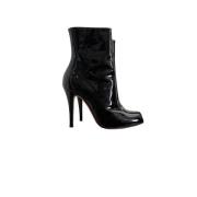 Pre-owned Leather boots Christian Louboutin Pre-owned , Black , Dames