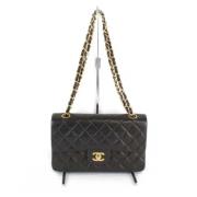 Pre-owned Fabric chanel-bags Chanel Vintage , Black , Dames