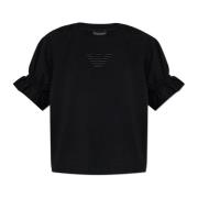 T-shirt met logo Emporio Armani , Black , Dames