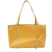 Pre-owned Fabric shoulder-bags Burberry Vintage , Yellow , Dames