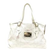 Pre-owned Fabric louis-vuitton-bags Louis Vuitton Vintage , White , Da...