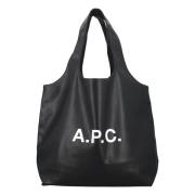 Stijlvolle Zwarte Heren Tote Tas A.p.c. , Black , Heren