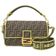 Pre-owned Fabric fendi-bags Fendi Vintage , Beige , Dames