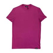 Heren Logo T-Shirt Dsquared2 , Pink , Heren