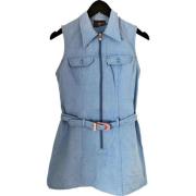 Pre-owned Cotton clothing Fendi Vintage , Blue , Dames