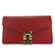 Pre-owned Fabric wallets Louis Vuitton Vintage , Red , Dames