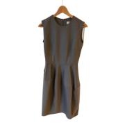 Pre-owned Wool dresses Yves Saint Laurent Vintage , Gray , Dames