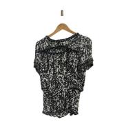 Pre-owned Silk tops Isabel Marant Pre-owned , Black , Dames