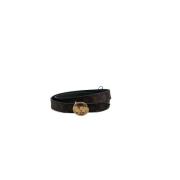 Pre-owned Leather belts Louis Vuitton Vintage , Brown , Dames