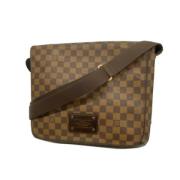 Pre-owned Fabric shoulder-bags Louis Vuitton Vintage , Brown , Dames