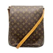 Pre-owned Canvas shoulder-bags Louis Vuitton Vintage , Brown , Dames