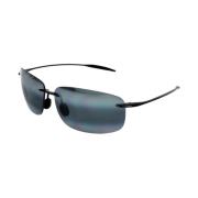 Breakwall Zonnebril in Kleur 02 Maui Jim , Black , Heren