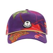 Paarse Bloemen Baseball Cap Moncler , Multicolor , Unisex
