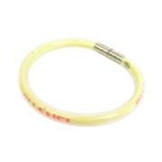 Pre-owned Plastic chanel-jewelry Chanel Vintage , Yellow , Dames