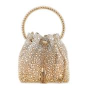 Kristal Bon Bon Bucket Tas Jimmy Choo , Multicolor , Dames