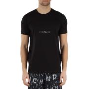 Heren T-shirt met korte mouwen John Richmond , Black , Heren