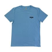 Heren Logo Swim Tee Moschino , Blue , Heren