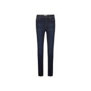 Geborduurde Hart Skinny Broek met Split Fabienne Chapot , Blue , Dames