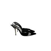 Pre-owned Velvet heels René Caovilla Pre-owned , Black , Dames