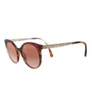 Pre-owned Plastic sunglasses Chanel Vintage , Brown , Dames
