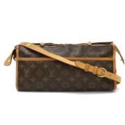 Pre-owned Canvas handbags Louis Vuitton Vintage , Brown , Dames